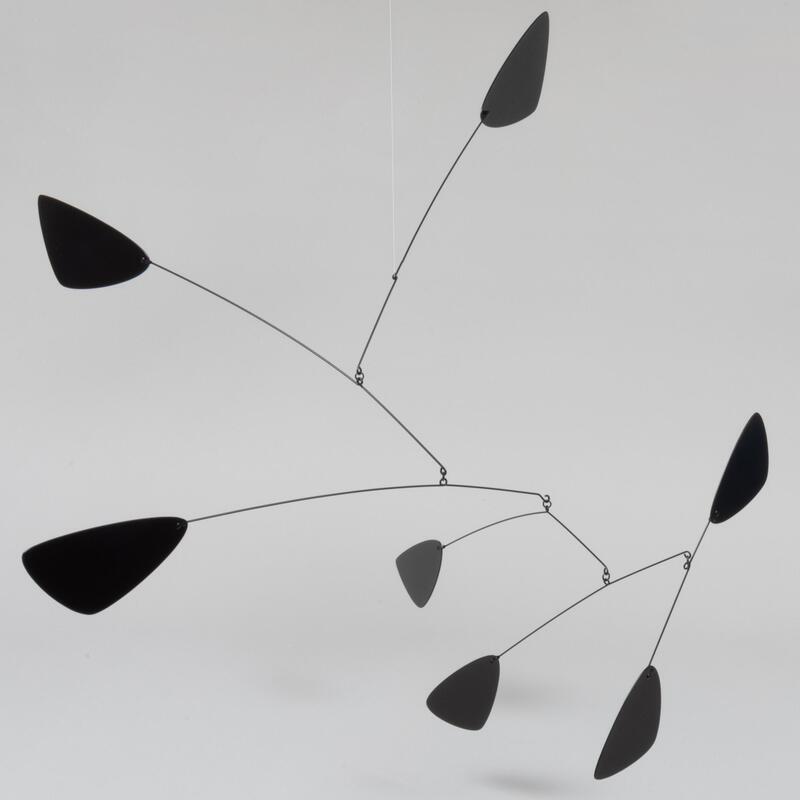 Appraisal: Volta Coated Metal Mobile Hanging x x in variable x