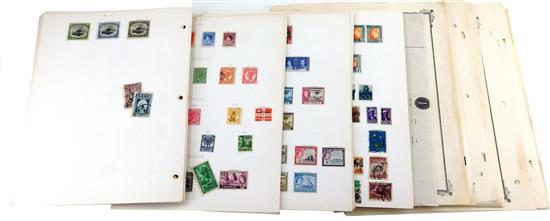 Appraisal: STAMPS Personal collection of international stamps including selection of Great