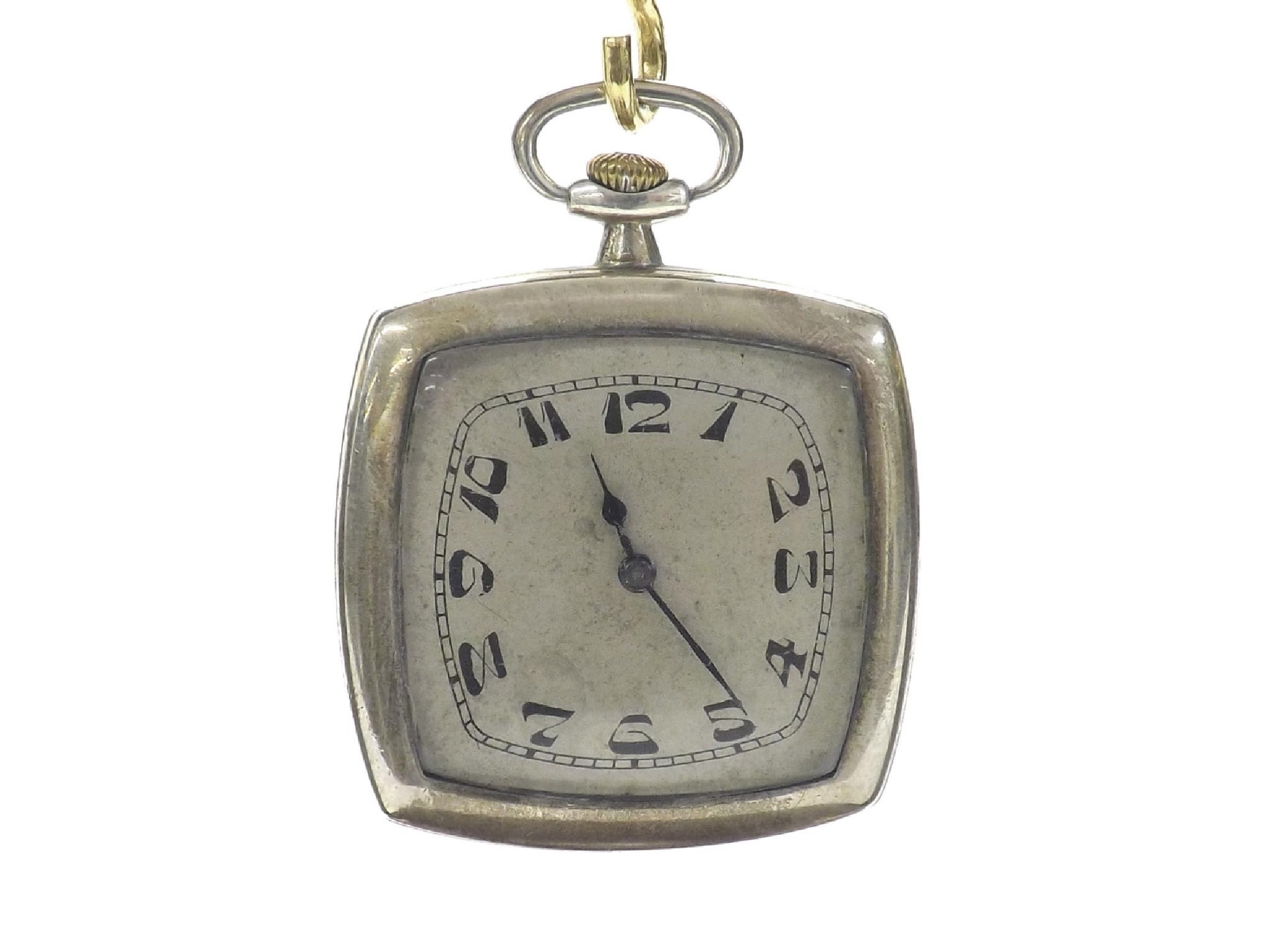 Appraisal: Silver lever dress pocket watch import hallmarks for London the