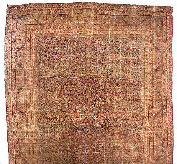 Appraisal: Lavar Kerman carpet Central Persia circa size approximately ft in