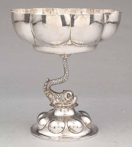 Appraisal: A Continental Silver Figural Centerpiece Germany R C th c