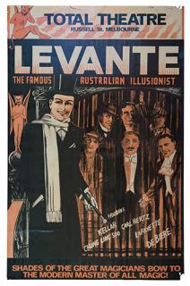 Appraisal: Levante Les Leslie George Cole Levante The Famous Australian Illusionist