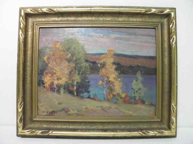 Appraisal: John William Beatty Canadian - oil on canvas painting titled