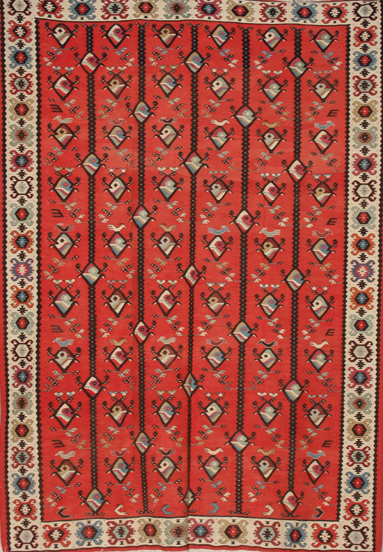 Appraisal: Lot Property of Various Owners Bessarabian Kilim Rug First Quarter