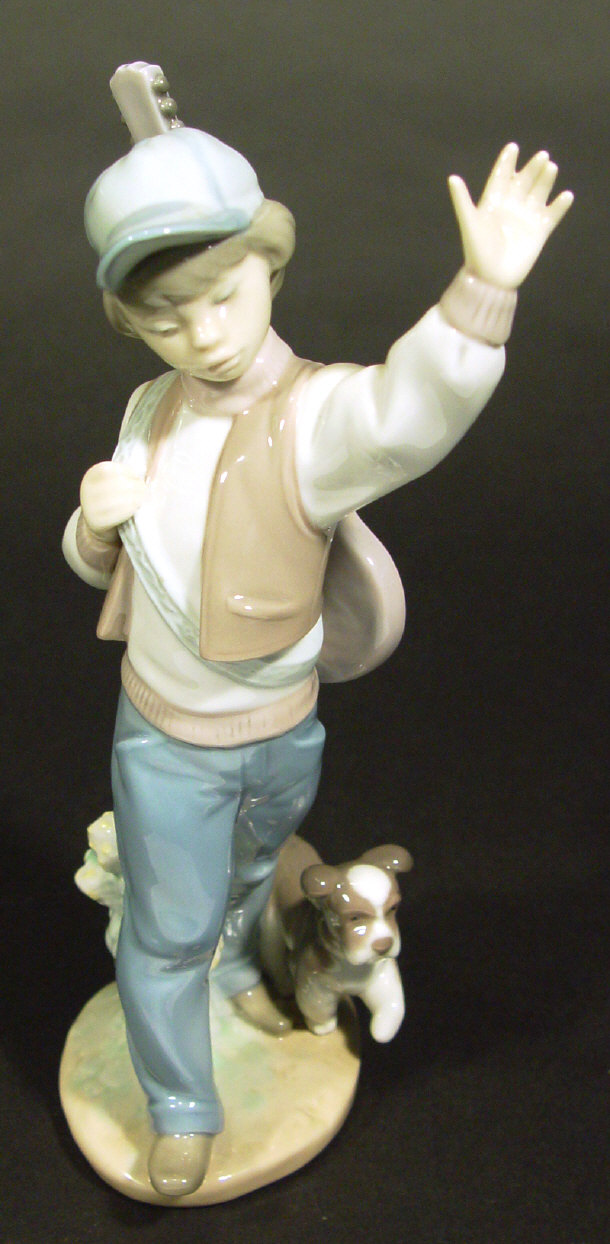 Appraisal: Lladro porcelain figure 'Wednesday's Child' printed factory mark and impressed