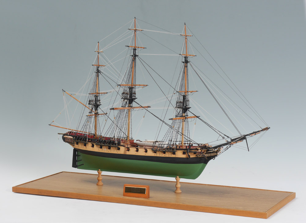 Appraisal: HAND CRAFTED MODEL OF CLIPPER SHIP ESSEX th century hand