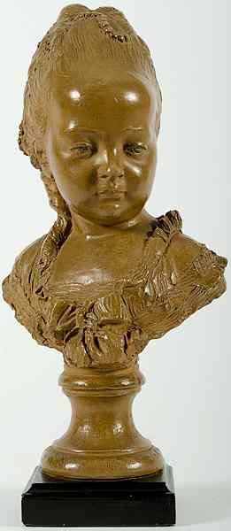 Appraisal: French Terra Cotta Bust Early th century a terra cotta