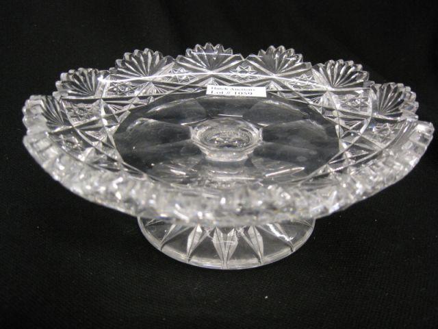 Appraisal: Brilliant Period Cut Glass Tazza diameter excellent