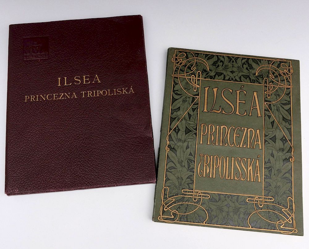 Appraisal: ALPHONSE MUCHA ILLUSTRATED ILSEA PRINCEZNA TRIPOLISSKA Ilsea Princezna Tripolisska Ilsee