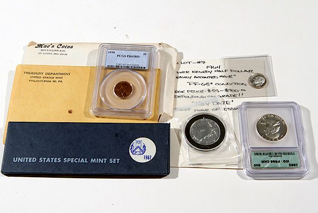 Appraisal: Assorted Lot proof Franklin Half ICG Slabbed mint set proof