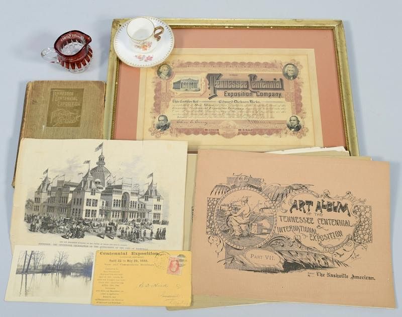 Appraisal: TN Centennial Archive Archive of items related to the -