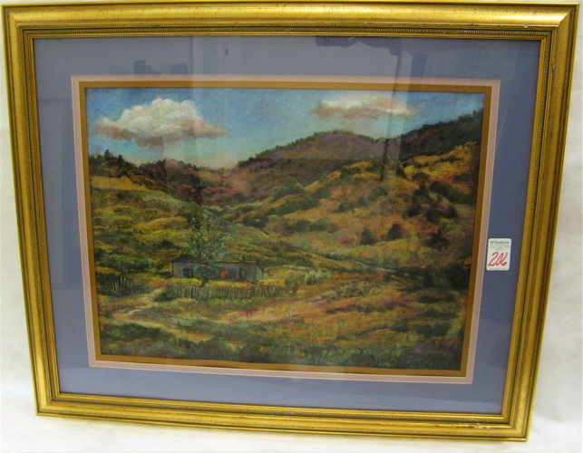 Appraisal: ELEANOR DE HAAS BROOKS PASTEL ON PANEL Alameda California -