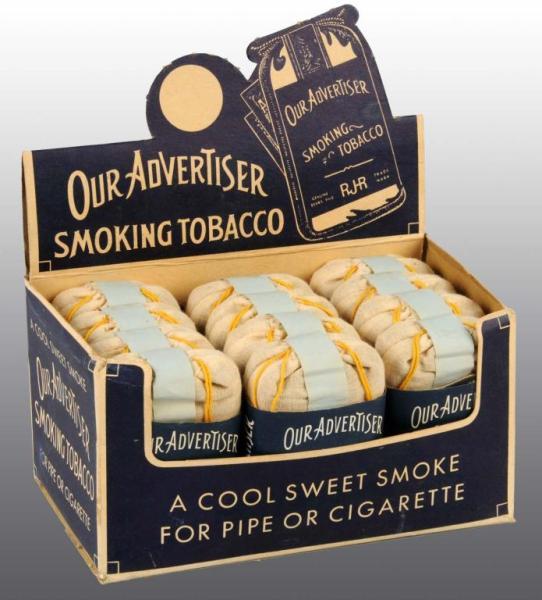 Appraisal: Store Stock Box of Old Advertiser Smoking Tobacco Description Circa