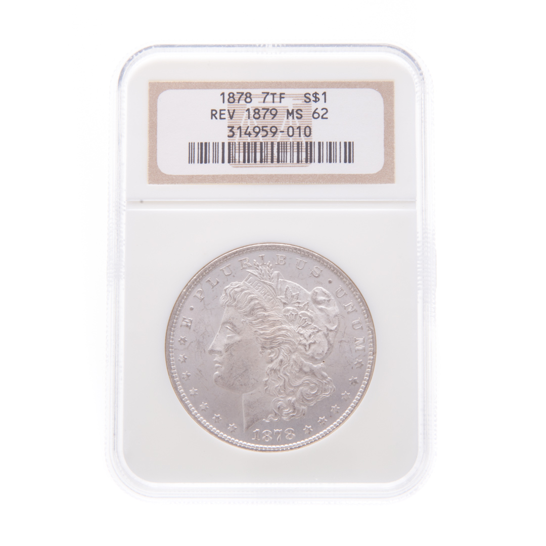 Appraisal: US TF Morgan Dollar NGC- Rev ' V- B TF