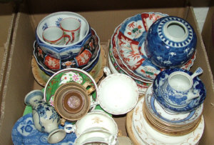 Appraisal: A quantity of miscellaneous ceramics to include two Imari lobed