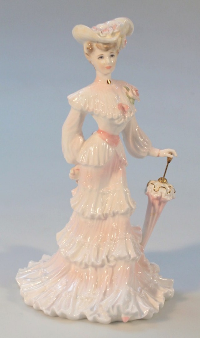 Appraisal: A J Bromley Coalport figure lady Alice at the Royal