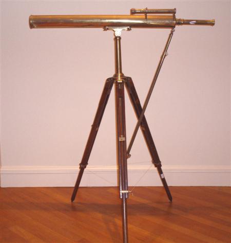 Appraisal: An early th century brass astronomical telescope By Broadhurst Clarkson