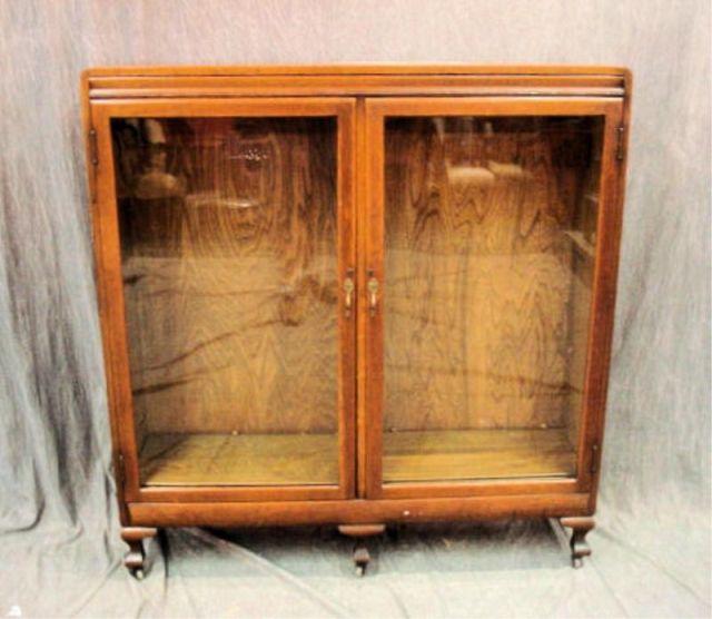 Appraisal: Oak Arts and Crafts Door Bookcase From a Lexington Avenue