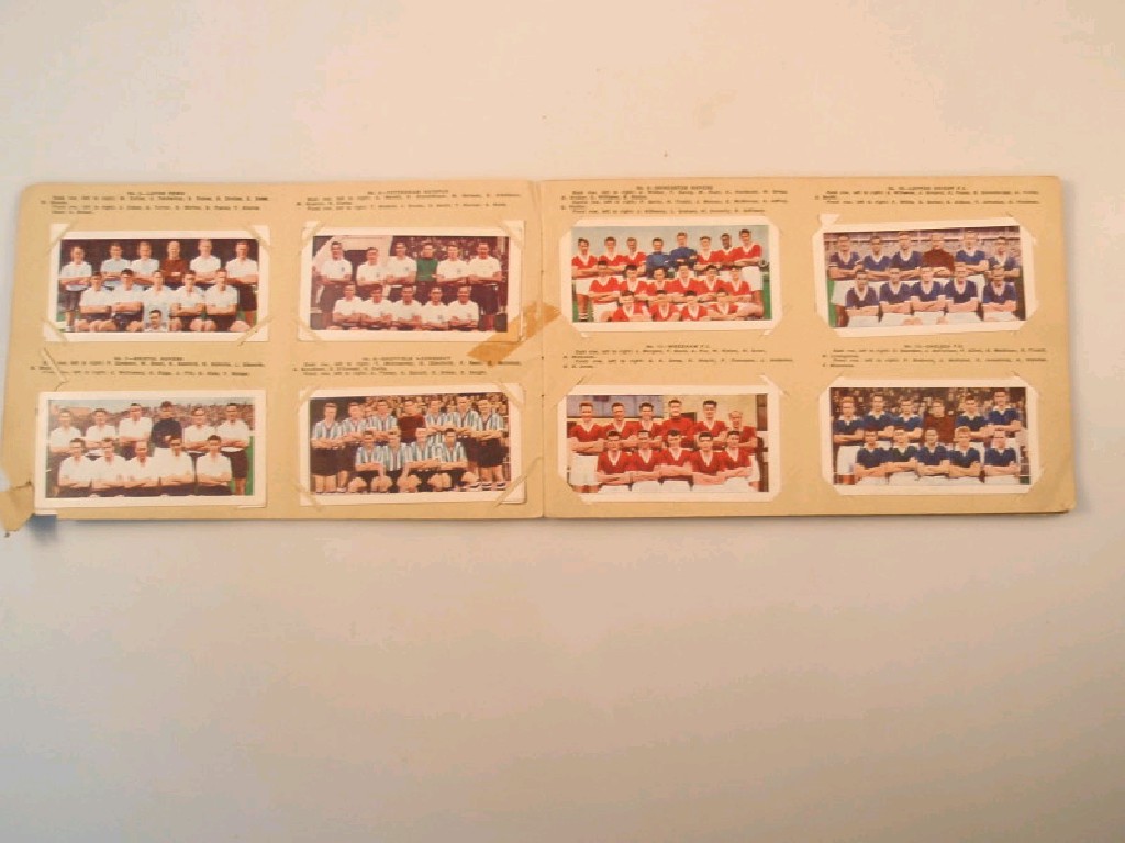 Appraisal: Soccer picture card album from presented by the makers of