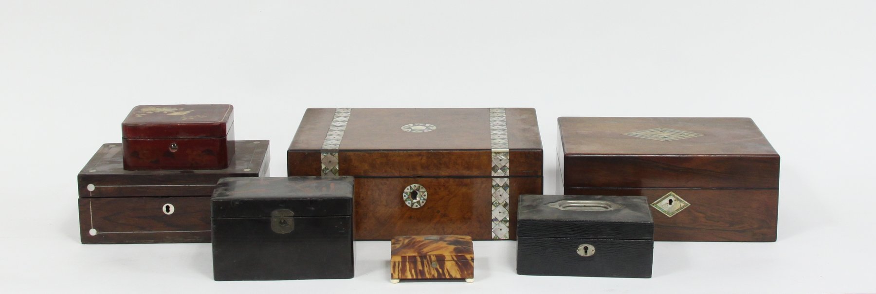 Appraisal: Sundry dressing cases and other boxes