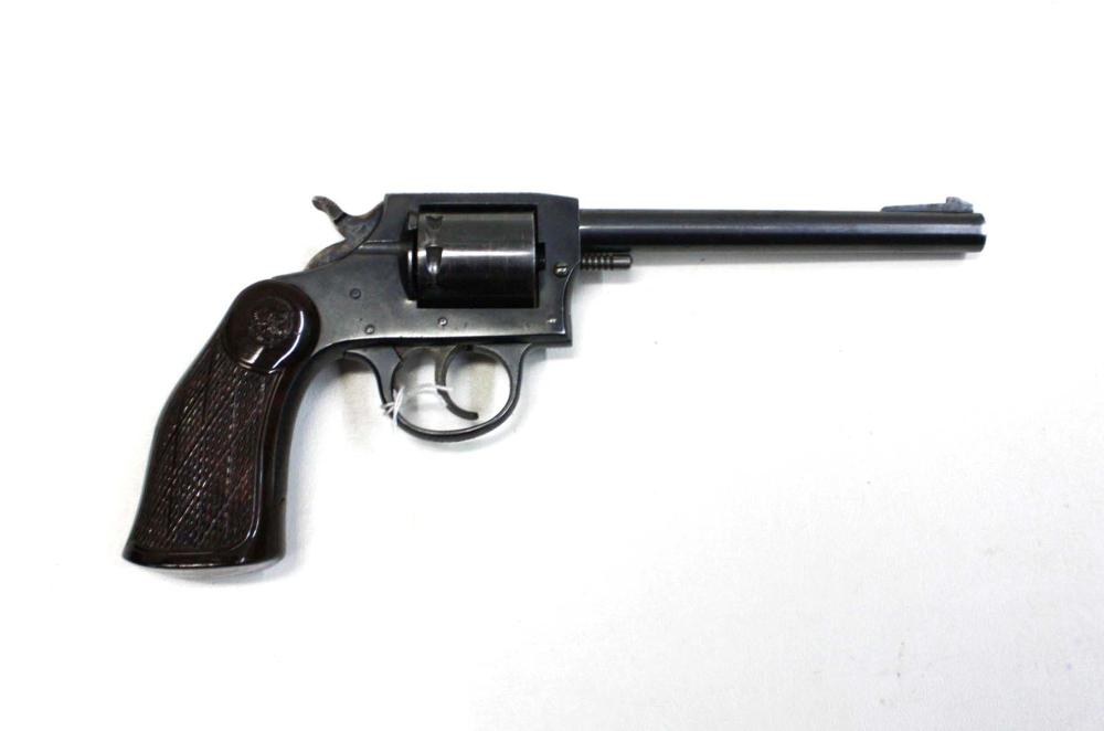 Appraisal: IVER JOHNSON MODEL TARGET DOUBLE ACTION REVOLVER lr caliber barrel