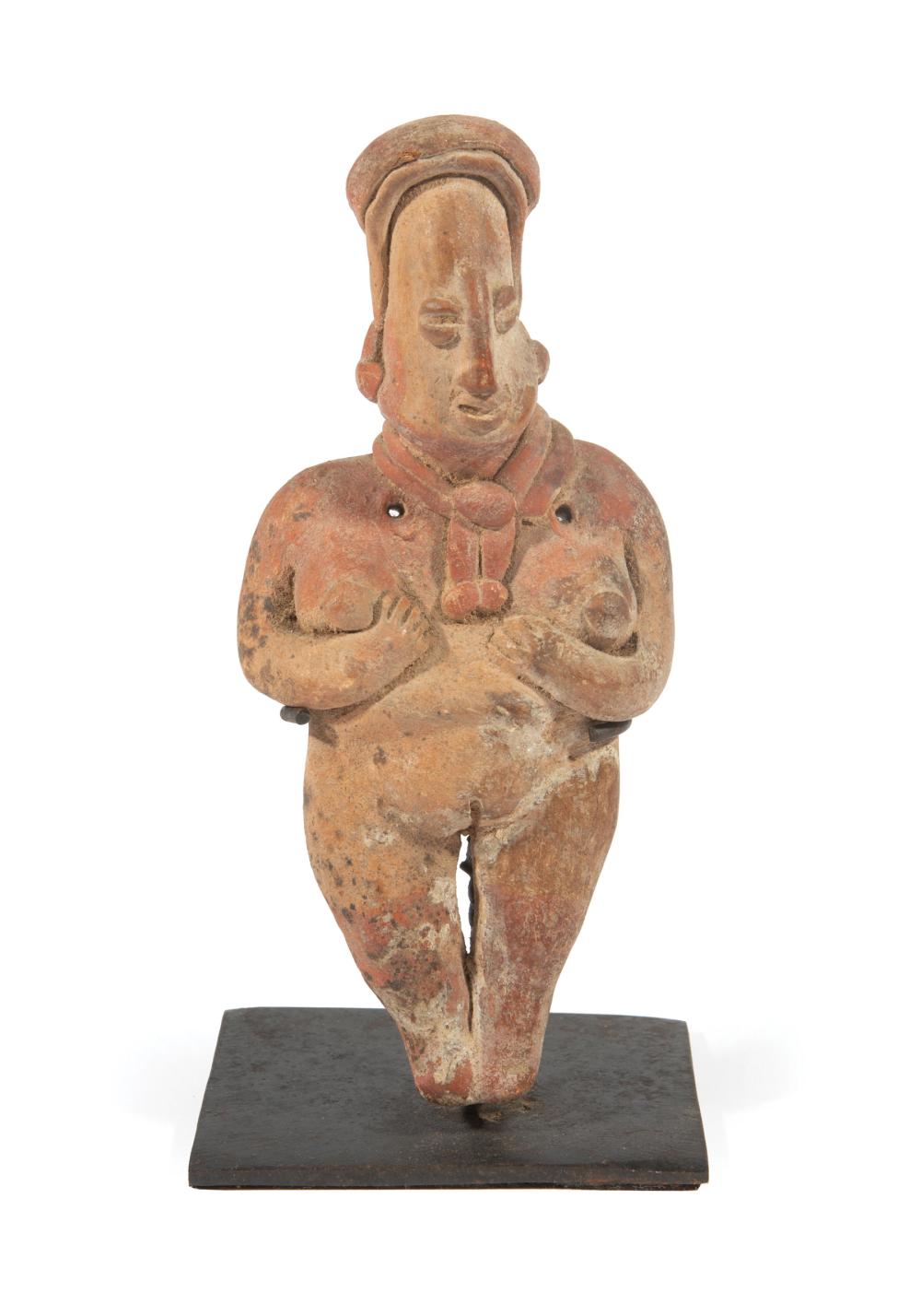 Appraisal: Pre-Columbian Jalisco or Colima Peoples Terracotta Figure of a Standing