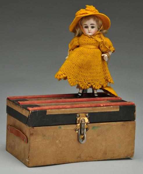 Appraisal: Sweet All Bisque Child Doll Description Unmarked German bisque probably