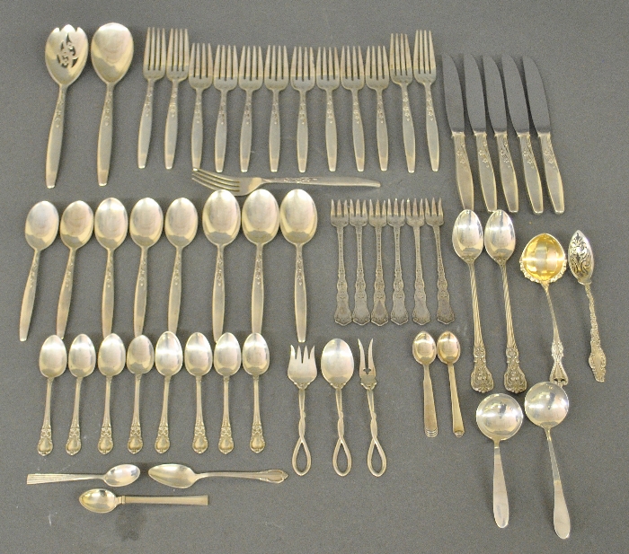 Appraisal: - Sterling silver flatware of various patterns including a partial