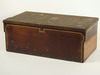 Appraisal: STORAGE BOX - th C painted storage box with lift