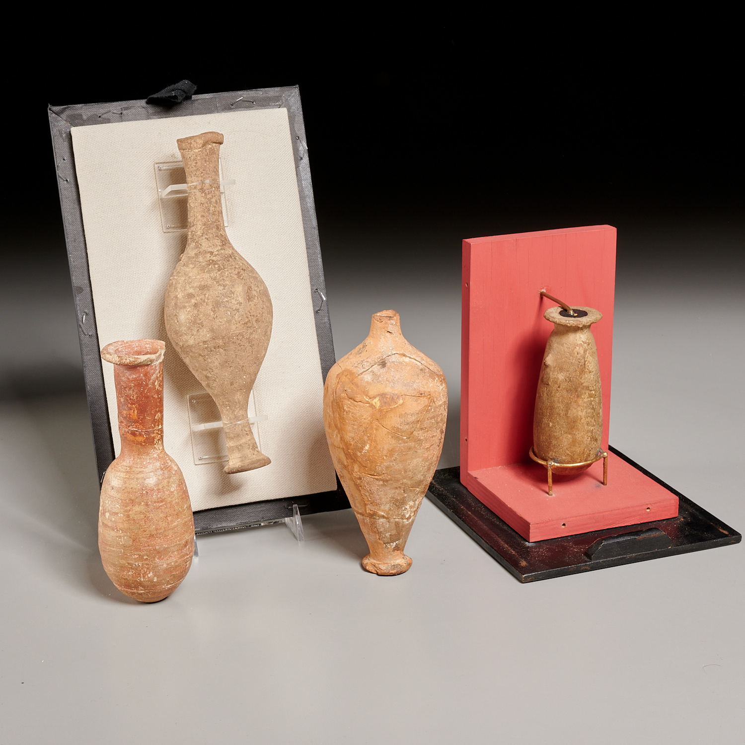 Appraisal: GREEK AND PHOENICIAN ALABASTRON EX-MUSEUM Likely th- st c BCE