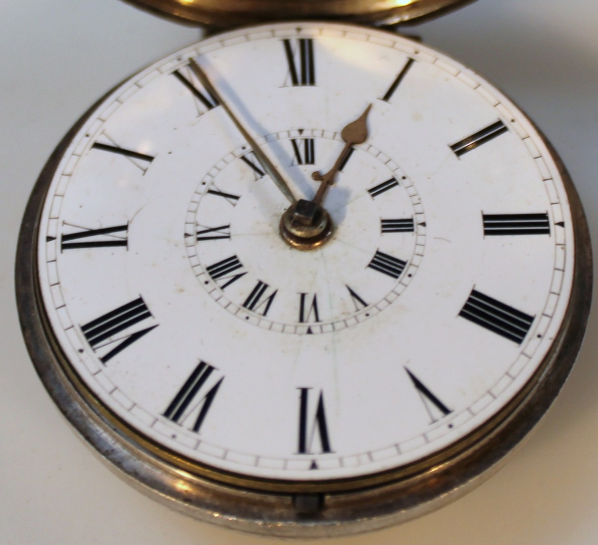 Appraisal: A William IV silver pair cased half hunter pocket watch