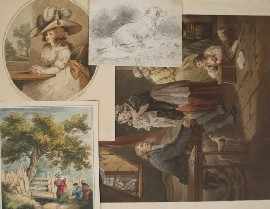 Appraisal: Morland George A Collection of Prints many affected by damp