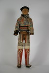 Appraisal: DOLL - Circa - carved wooden and period dressed jointed