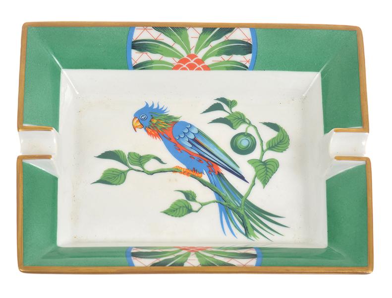 Appraisal: A HERMES PARROT ASHTRAY cm wide