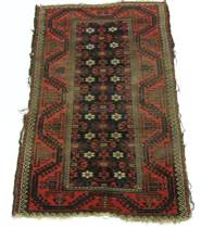 Appraisal: A Baluch Carpet early th Century Small area rug Central