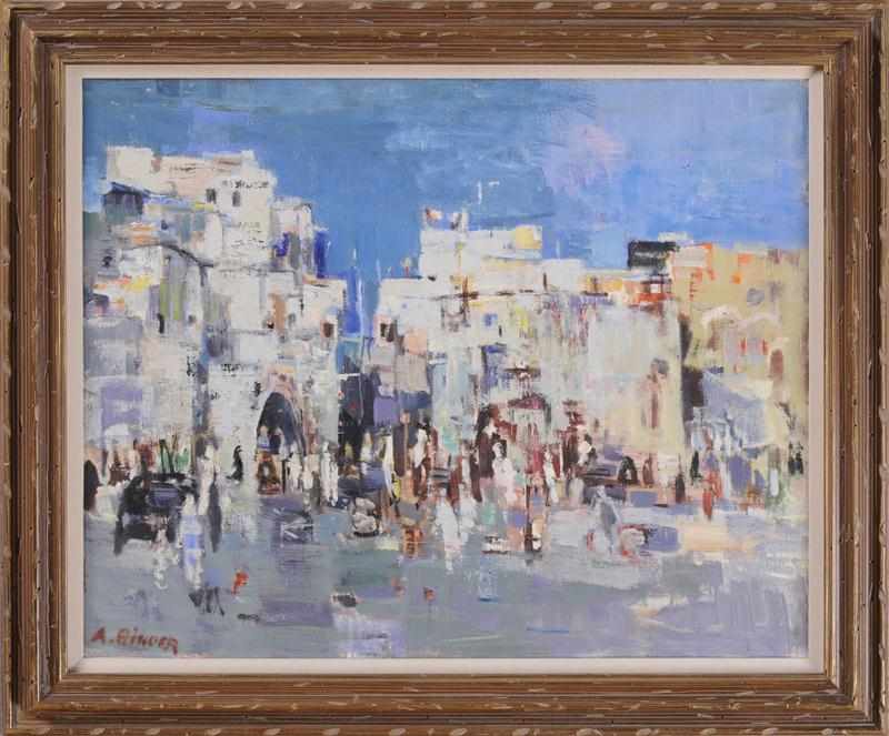 Appraisal: AVRAHAM BINDER RUSSIAN ISRAELI - BEERSHEVA ISRAEL Oil on canvas