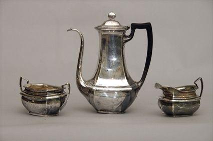 Appraisal: Gorham Silver Coffee Service Provenance from the Estate of Emma