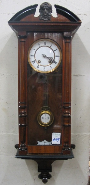 Appraisal: AN R A WALL CLOCK Lenzkirch Clock Workshops Germany movement