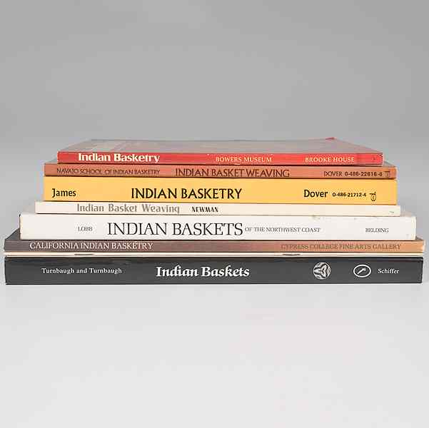 Appraisal: American Indian - General Books on Native Baskets lot of