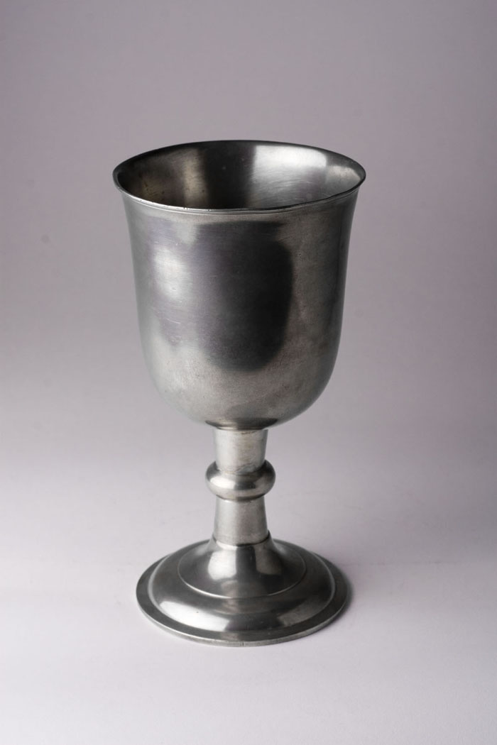 Appraisal: PEWTER CHALICE JOHN HARRISON PALETHORP - Philadelphia Pennsylvania - Maker's