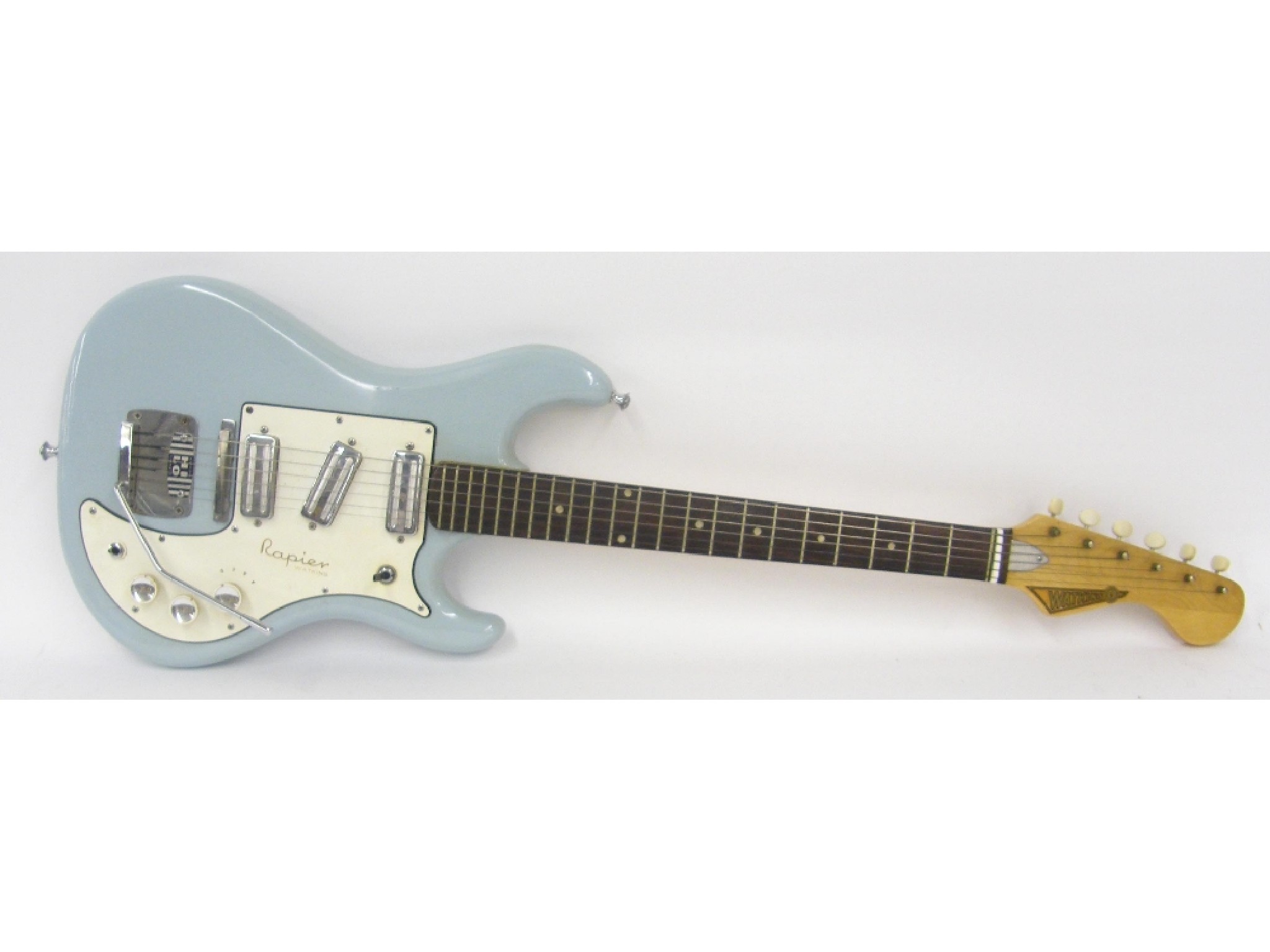 Appraisal: s Watkins Rapier electric guitar ser no XX blue finish