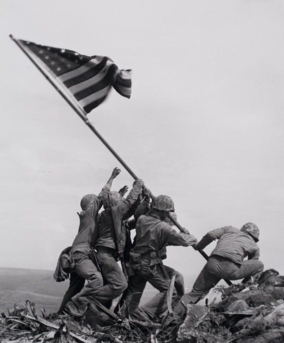 Appraisal: ROSENTHAL JOE - Flag Raising at Iwo Jima Silver print