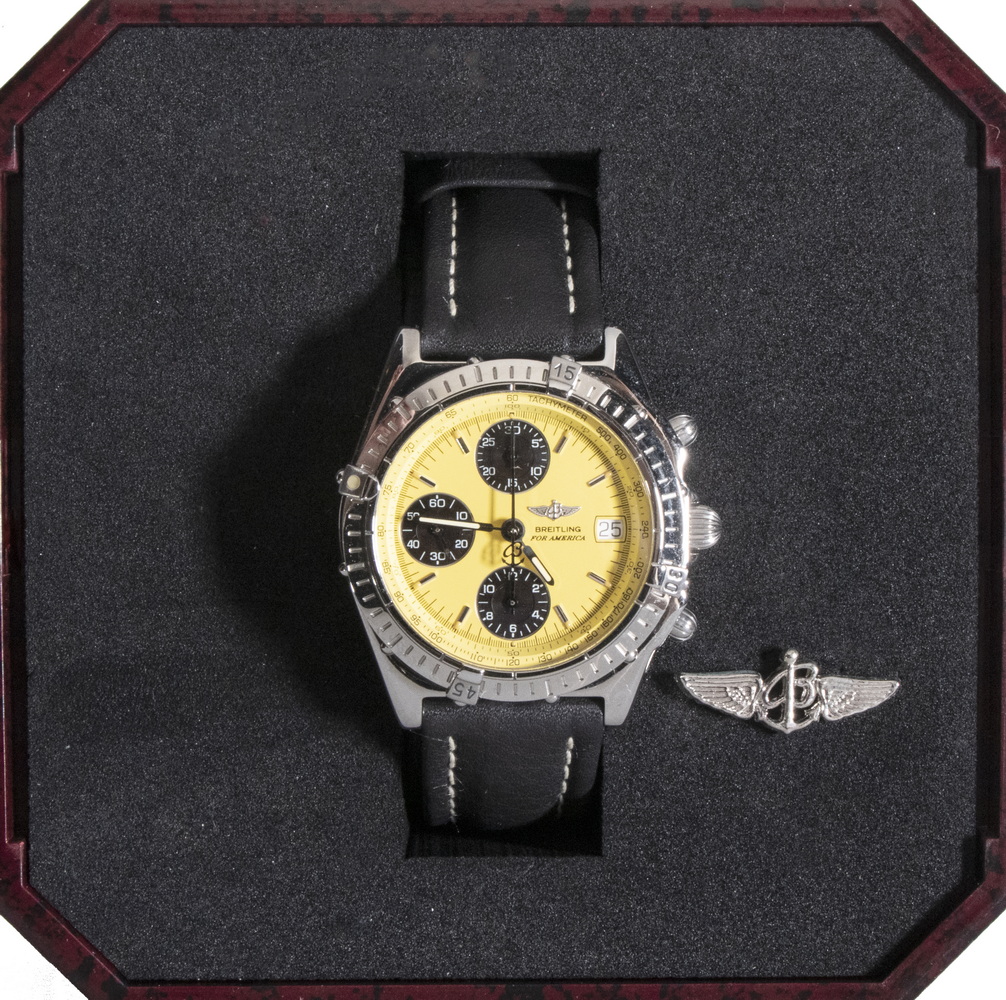 Appraisal: MEN'S BREITLING CHRONOMAT WRISTWATCH Special Edition sport watch created by