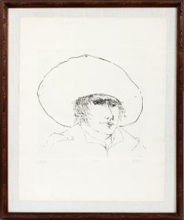 Appraisal: LEONARD BASKIN ETCHING LEONARD BASKIN AMERICAN - ETCHING H W