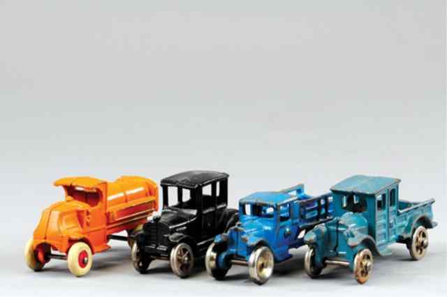 Appraisal: LOT OF FOUR VEHICLES Consists of stake truck by Arcade