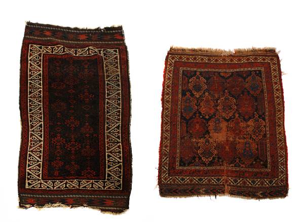 Appraisal: A Balouch rug together with an Afshar rug size of