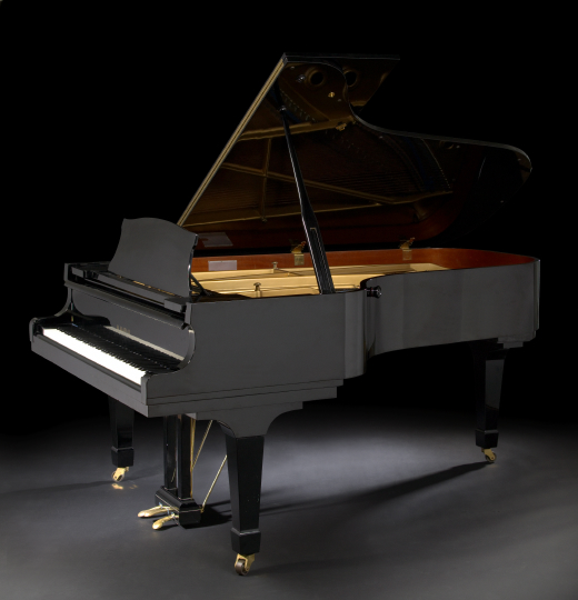 Appraisal: Good Kawai Ebony Lacquer Grand Piano model KG- serial number