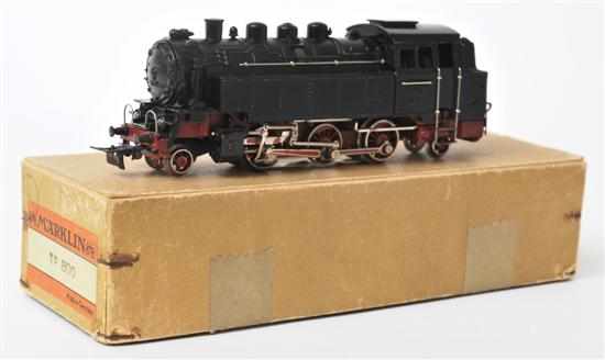 Appraisal: M rklin HO Gauge TP Steam Locomotive black with red