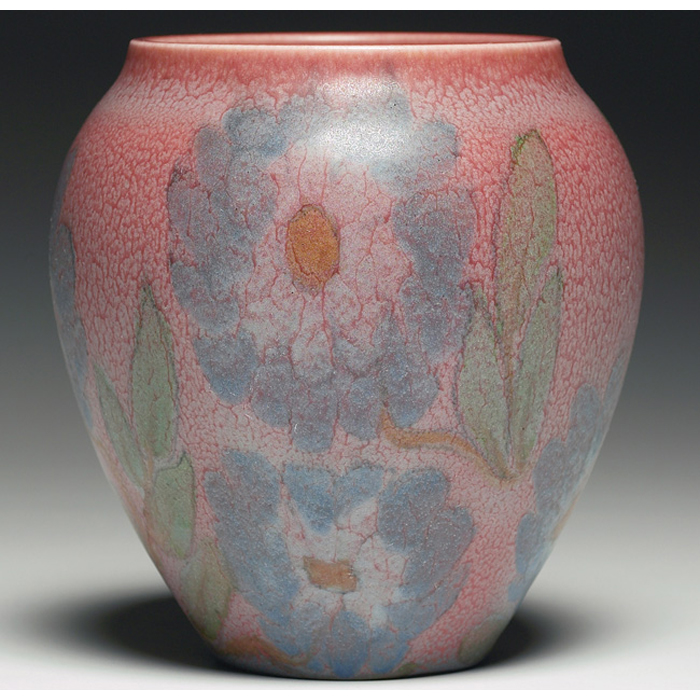 Appraisal: Nice Rookwood vase bulbous shape in a matt glaze with