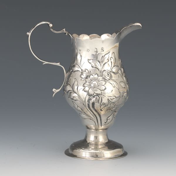 Appraisal: GEORGE III STERLING SILVER MILK JUG LONDON DATED x x